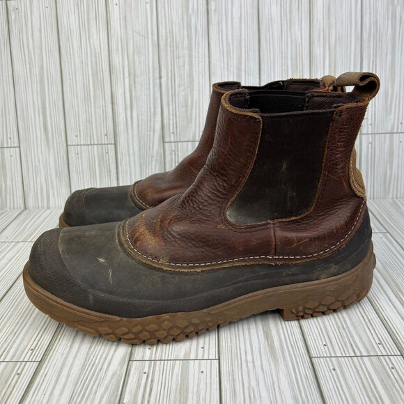 Wolverine Chelsea Brown Leather Waterproof Slip Resistant Ankle Boots Size 11.5 main image 5